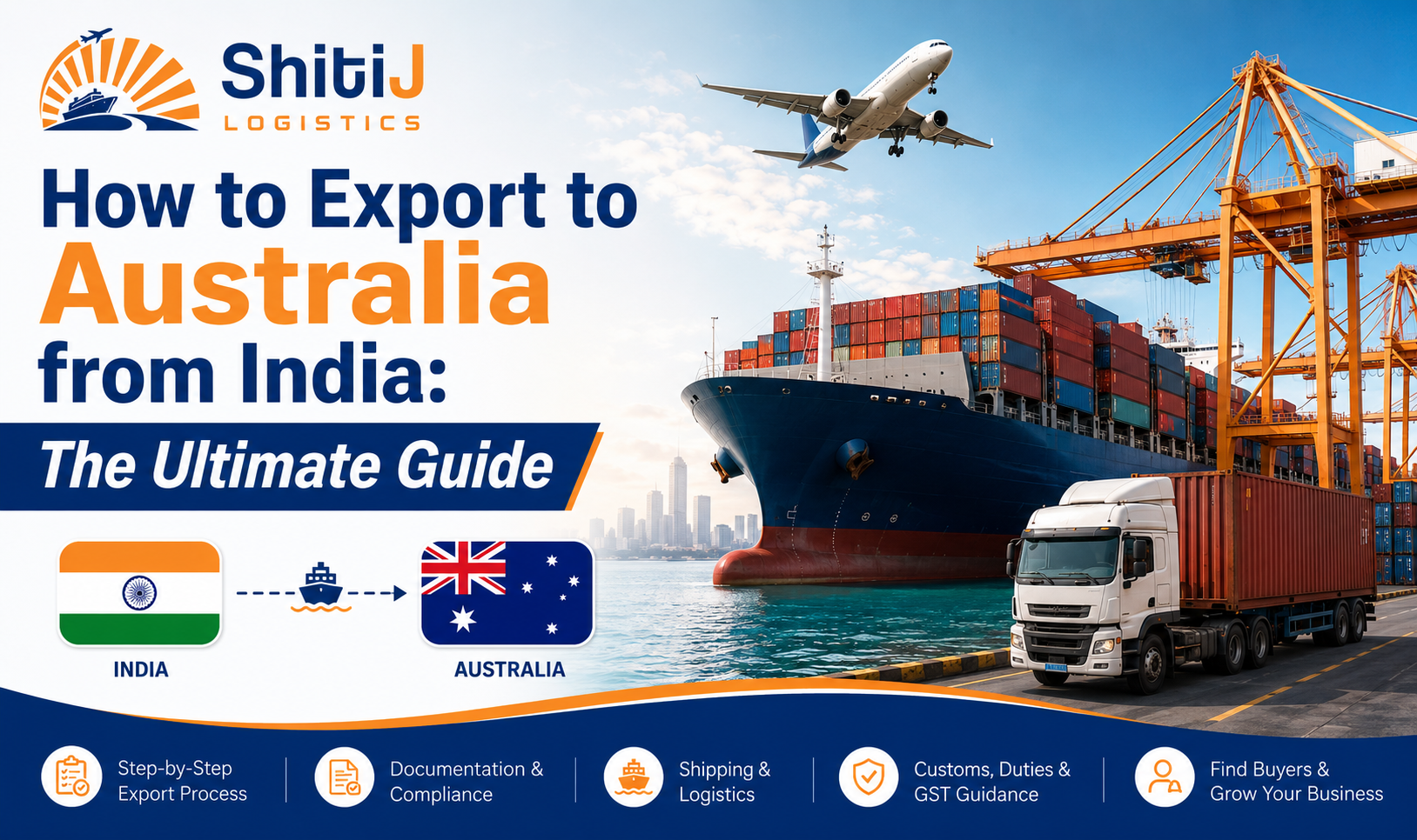 How to export from India to Australia_ Shitij Logistics How to export from India to Australia
